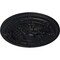 Ekena Millwork Vincent Ceiling Medallion (Fits Canopies up to 6"), Hand-Painted Steel Gray, 26"OD x 3"P CM26VISGS - alternate 2